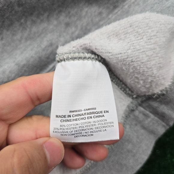 Nike Sweatshirt Mens 2XL Gray Fleece Pullover Just Dot It Retro 928699-063 - Picture 7 of 9